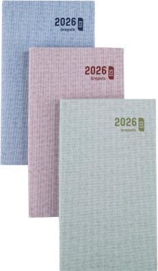 Produktbild Brepols Agenda Interplan Toile O. 23 620659960 (assortiert), 1W/2S, 9x16cm (90 x 160 mm, Deutsch, Niederländisch)