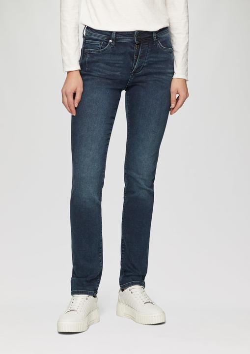 Actual product image S.Oliver Jeans-Hose Jeans Betsy / Slim Fit / Mid Rise / Slim Leg / Knopfdetail (W34/L28)