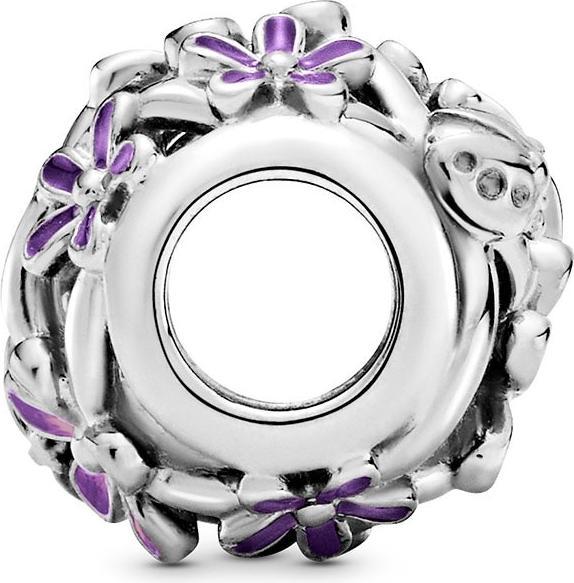 Produktbild Pandora Charm Openwork Violette Daisy (1.12 cm, Silber 925, Emaille)