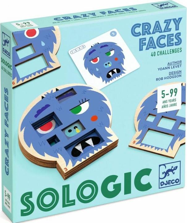 Actual product image Djeco Crazy faces
