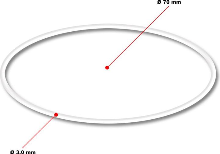 Produktbild SunSun Ersatzteil CUV-224 O-Ring-2 24 W Teichklärer UVC Gerät Wasserklärer