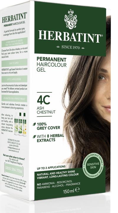 Image du produit Herbatint Gel colorant pour cheveux 4C Ash Auburn (4C Frêne Marron Châtain)