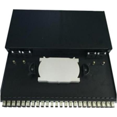 MicroConnect 24port SC Fiber Patch Panel, Server Zubehör, Schwarz