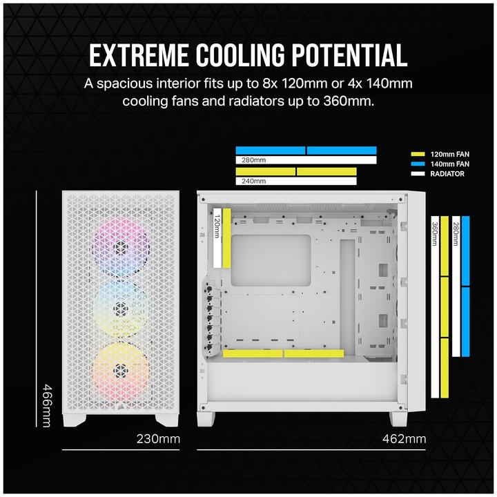Actual product image Corsair 3000D (ATX, mATX, Mini-ITX)