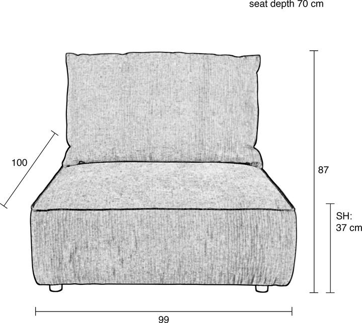 Produktbild Zuiver Element (Bettsofa)