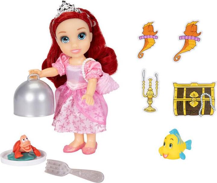 Produktbild Jakks Pacific Disney Princess 6 Inch Petite Doll with Extra Fashion & Accessories Sea to Land Ariel
