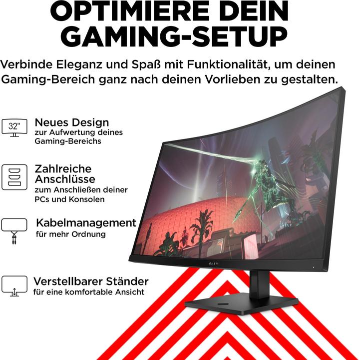 Immagine prodotto HP Omen 32c (2560 x 1440 pixel, 31.50")