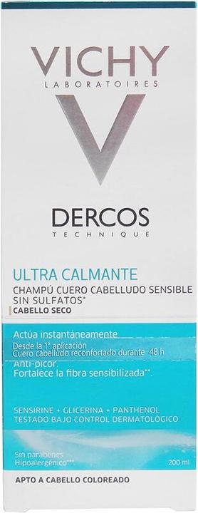 Produktbild Vichy dercos ultra calmante sh sec 200ml (200 ml, Flüssiges Shampoo)