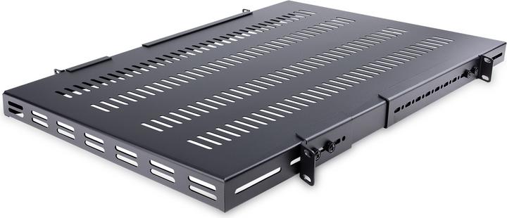 StarTech 1U adjustable heavy duty shelf for server rack/cabinet up to 113 Kg - Shelf server rack/cabinet...
