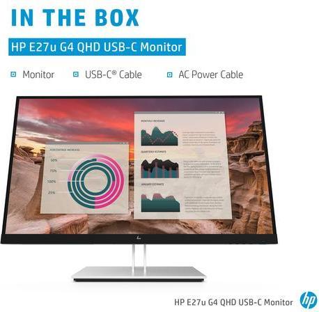 Actual product image HP E24u G4 (1920 x 1080 pixels, 23.80")