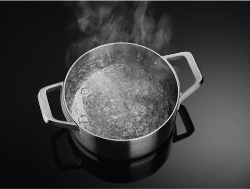 Image du produit AEG IKE84445XB - Noir - Inox - Intégré - 80 cm - Halogène - Verre - 4 Zone(