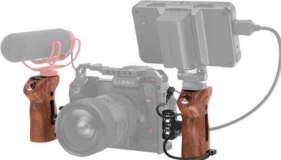 Produktbild SmallRig Handgriffe mit rosette und Start/Stopp-Taste (Griff)