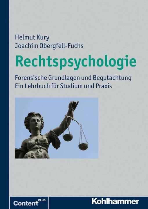Produktbild Rechtspsychologie (Deutsch, Helmut Kury, Joachim Obergfell-Fuchs, 2002)