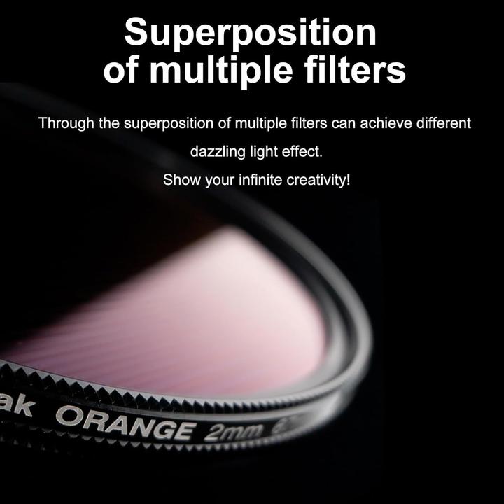 Immagine prodotto 7artisans 72mm STREAK filter - Orange (72 mm, Filtro Effetto)