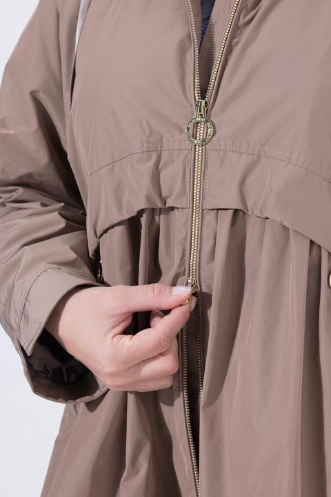 Actual product image Ulla Popken Curved Cross Seam Rain Coat