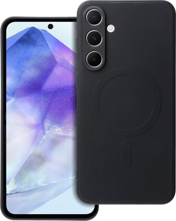 Produktbild OEM Back panel cover SILICONE MAG COVER case compatible with MagSafe for SAMSUNG A55 black (HTC A55)