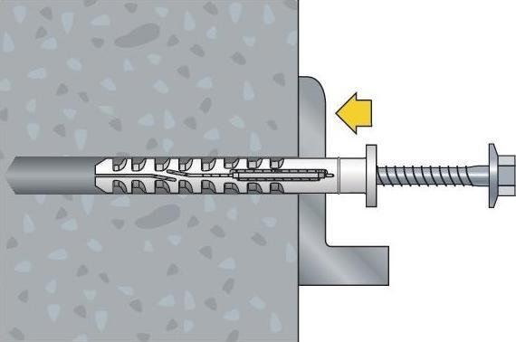 Actual product image Celo Multifunctional frame anchor MFR SB 8-100 TX countersunk collar with Torx screw (50 pcs.)
