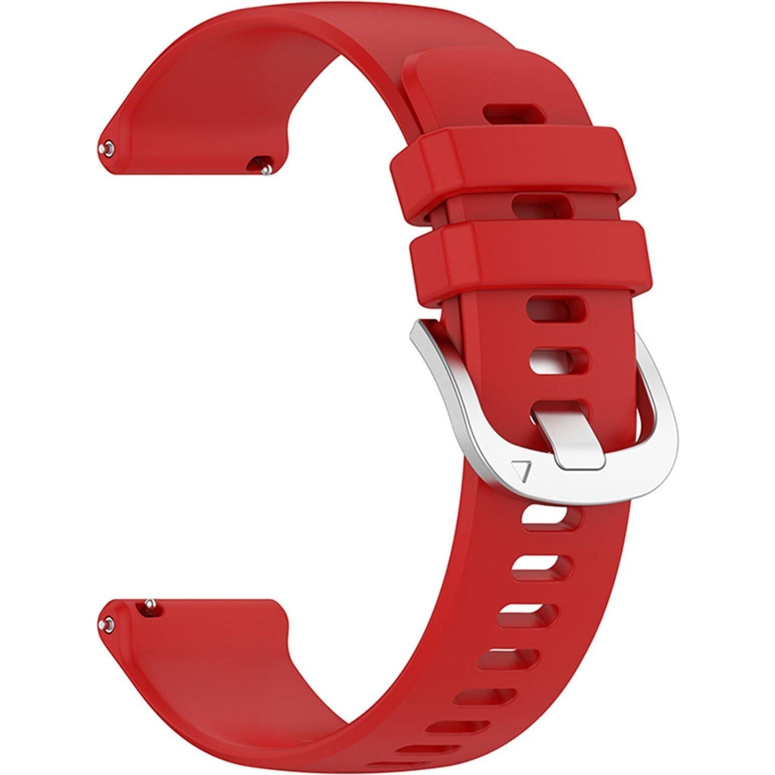 Thumbnail - Strap-it Armband (22 mm, Silikon, vivoactive 4), Uhrenarmband, Rot