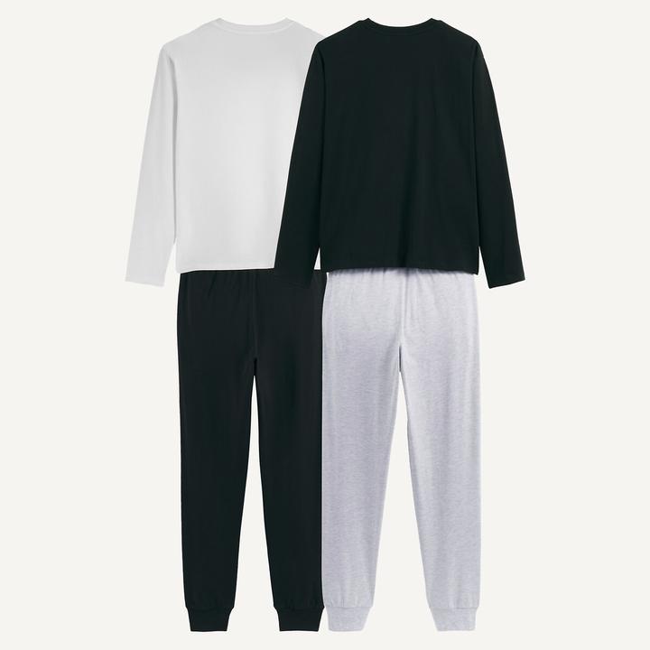 Produktbild La Redoute Collections 2er-Pack Langarm-Pyjamas aus Baumwolle (182)