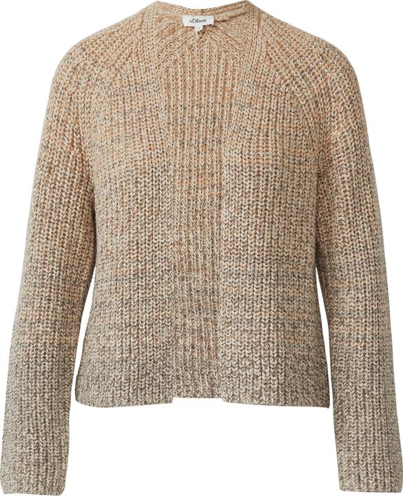 Produktbild s.Oliver Strickjacke Relaxed Fit Strickjacke ohne Verschluss (48)