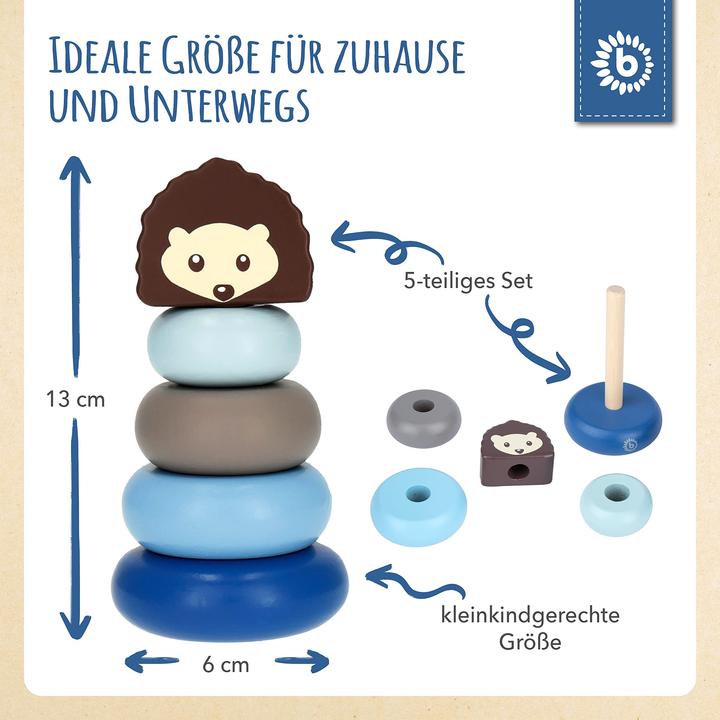 Image du produit Bieco Pyramide à emboîter Hérisson