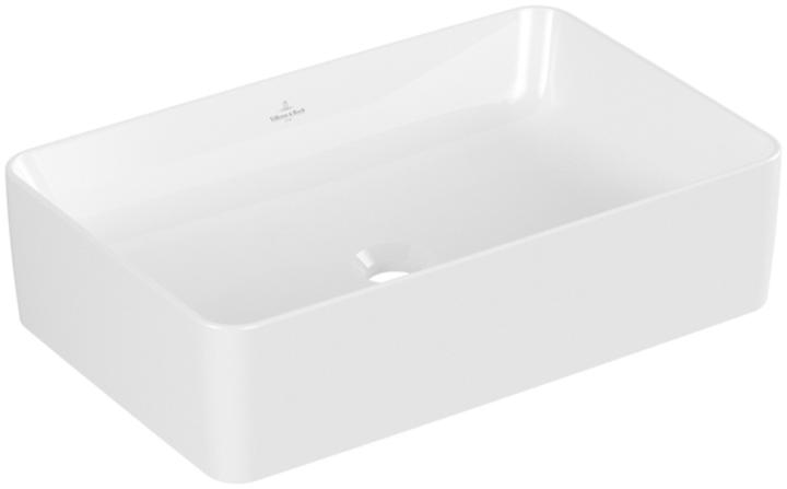 Immagine prodotto Villeroy & Boch V&B Lavabo da appoggio COLLARO 560x360mm, angolare, senza foro per rubinetto bianco (360 mm, 560 mm)
