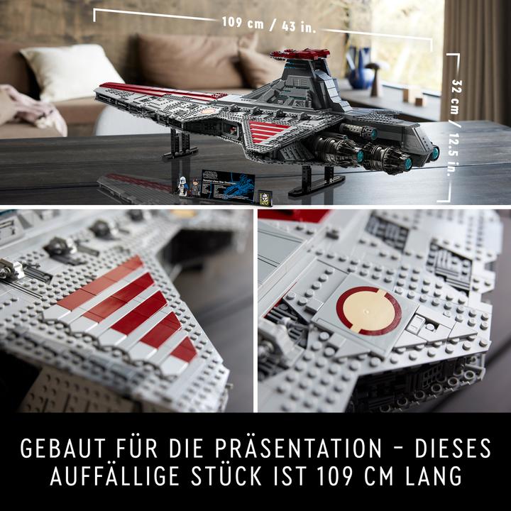 Productafbeelding LEGO Star Wars UCS Venator-klasse Republikeinse Aanvalskruiser (75367, LEGO Star Wars, LEGO Zeldzame Sets)