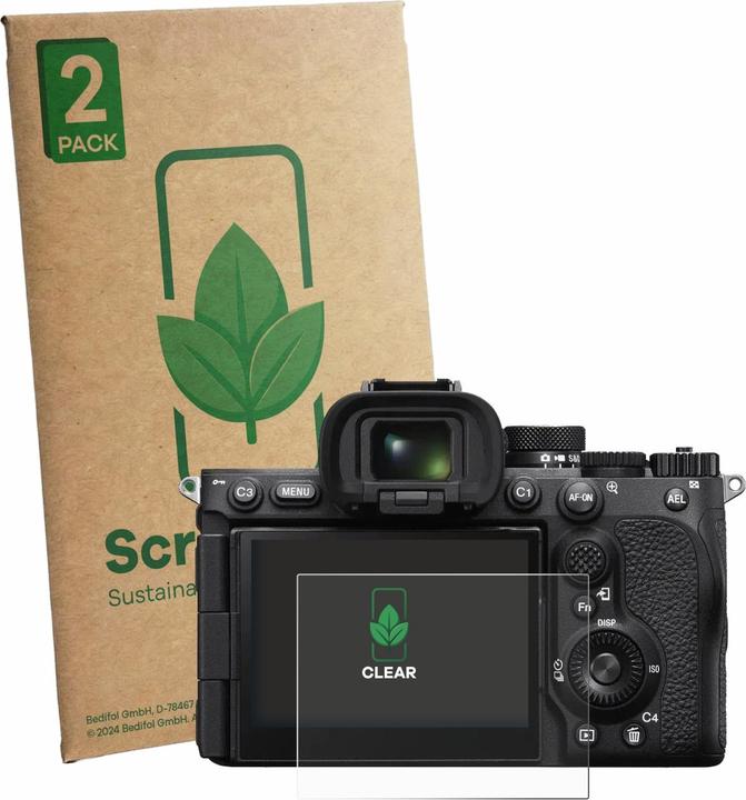 Produktbild ScreenLeaf Schutzfolie für Sony Alpha 7R VI nachhaltiger Displayschutz Display Schutz Folie Klar Transparent