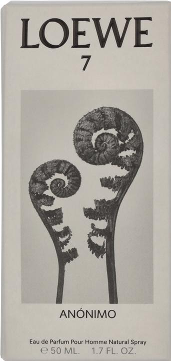 Actual product image Perfumes Loewe Loewe 7 Anonimo Eau De Parfum 50 ml (Eau de parfum, 50 ml)