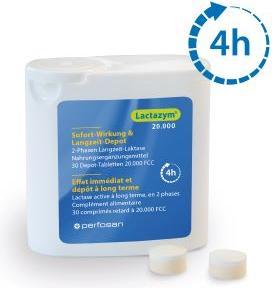 Immagine prodotto Lactazym 20.000 Langzeit-Depot Tablette (30 Pezzo/i, Pillole, 43 g)