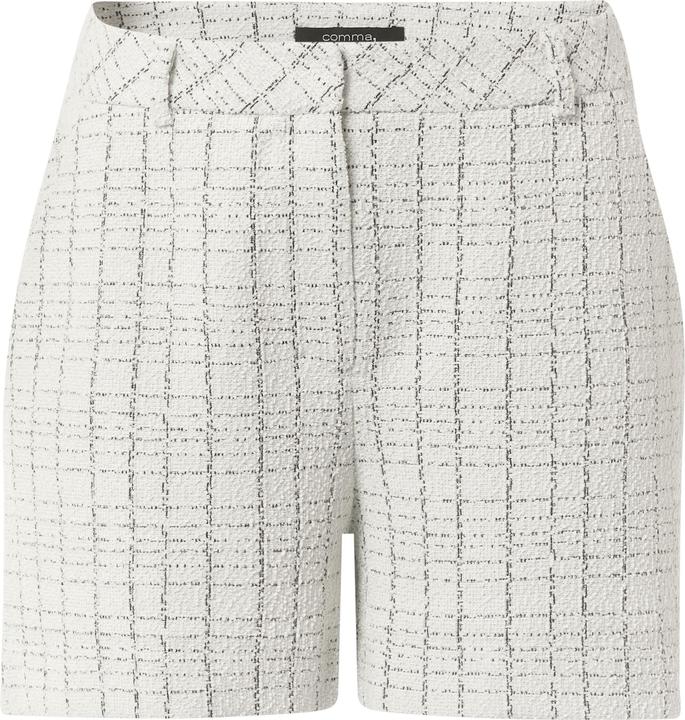 Image du produit Comma Hose Bouclé-Jerseyshorts mit Metallic-Garn (34)