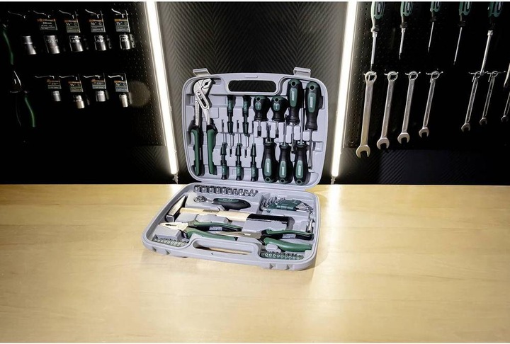 Immagine prodotto Mannesmann Kit di strumenti (57 pezzi)