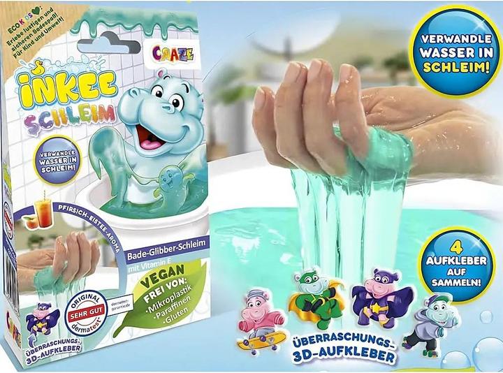 Produktbild Craze Inkee Bade-Glibber-Schleim Hippo