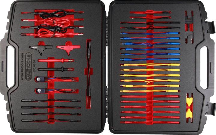 Actual product image KS Tools Kit de câbles de test et de mesure 12/24V Master diagnostics, 92 pcs (92 pieces)
