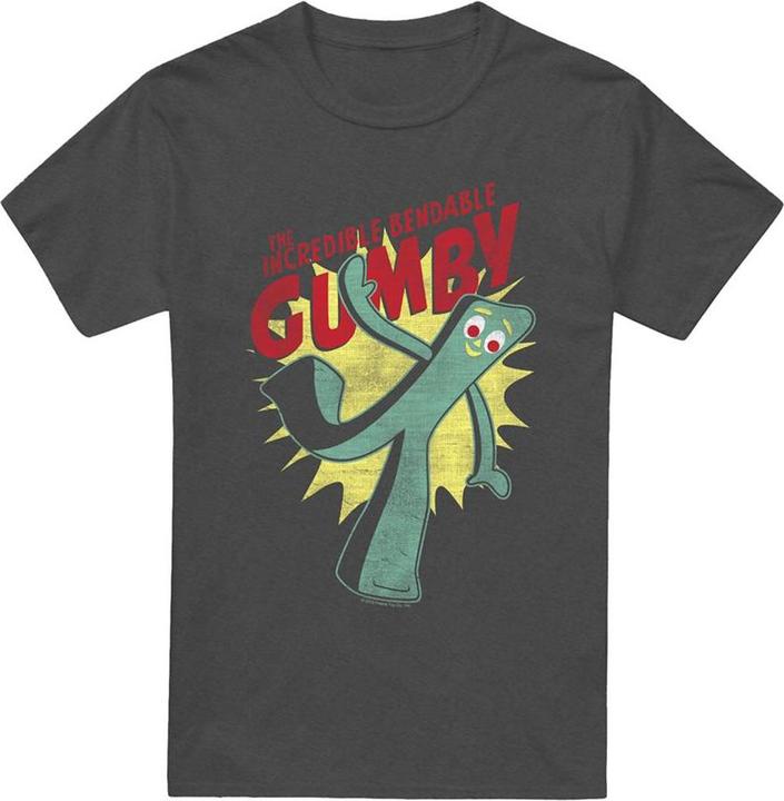 Produktbild Gumby The Incredible Bendable TShirt meliert (M)