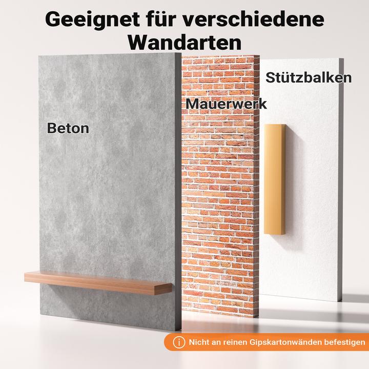 Produktbild Wiltec TV Halterung 23"–65" Wandhalterung schwenkbar 35kg Fernsehhalterung (Wand, 35 kg, 23" - 65")