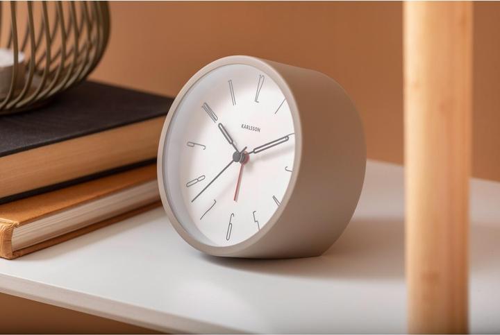 Produktbild Karlsson Klassischer Wecker Belle Numbers 11 cm, Grau, Funktionen