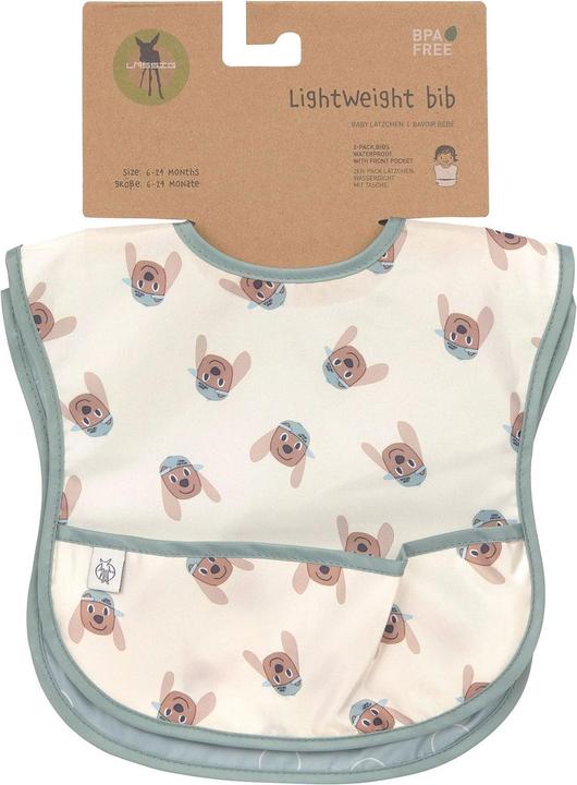 Produktbild Lässig Klett-Lätzchen 2er Pack Lightweight Bib - (6 Monate)