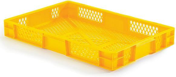 Image du produit kaiserkraft Conteneurs gerbables Euro-format, parois et fond perforés