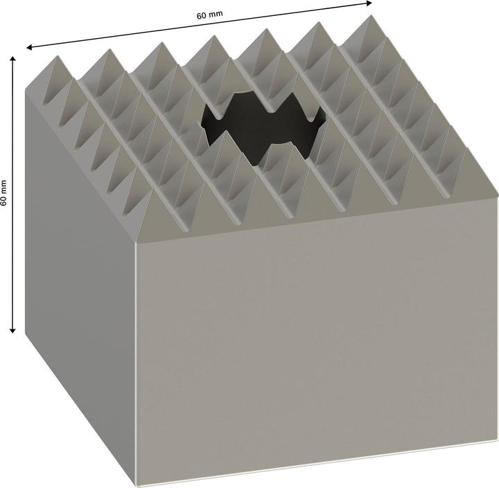 Produktbild Bosch Professional Zubehör PRO SDS max-4C Stahl-Stockerplatte, 60 x 60 mm