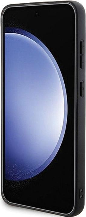 Productafbeelding Karl Lagerfeld KLHCSPSAKCMPK S921 hardcase czarny/zwart Saffiano Karl & Choupette Metalen speld (Samsung Galaxy S24)