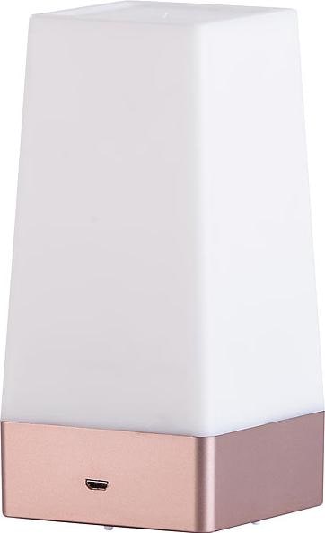 Produktbild Lunartec 2er Set LED Akku Tischlampe mit PIR Bewegungssensor, warmweiss, eckig
