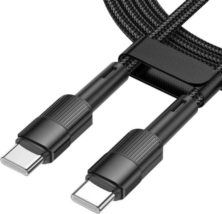 Produktbild Hermex Kabel USB-C zu USB-C 2m 60W Datenkabel Schnellladekabel (2 m, USB 2.0)
