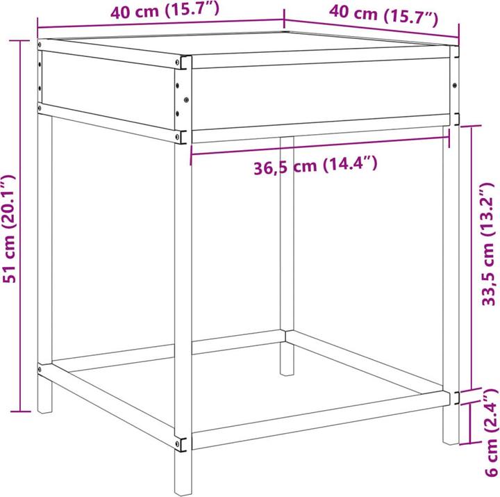 Image du produit vidaXL Couchtisch