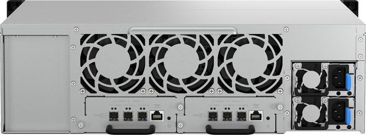 Actual product image QNAP TL-R1620Sdc, 16-bay, 3U, rackmount, SAS, JBOD, expansion enclosure with SAS expander, 12