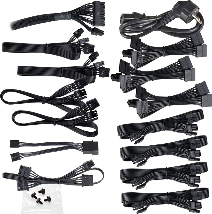 Image du produit EVGA Alimentation 1000 GQ 1000 W, 80 PLUS Gold, entièrement modulaire (1000 W)