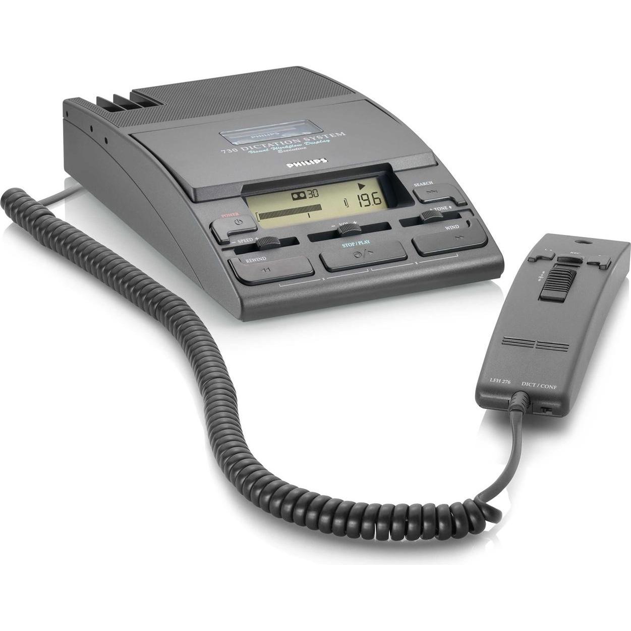 Philips Diktierset 725/20 (B0725/20/LFH725/20), Diktiergerät, Schwarz