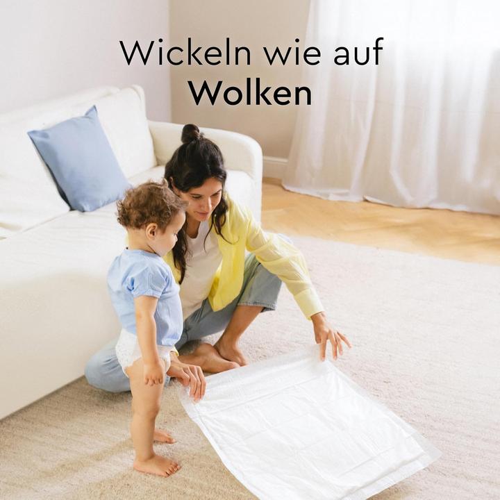 Immagine prodotto Lillydoo Hautfreundliche Baby Wickelunterlagen 5x10 Stück (60 x 60 cm)