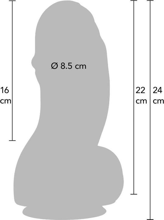 Produktbild Hidden Desire Fat Boys Dildo PVC 22 cm