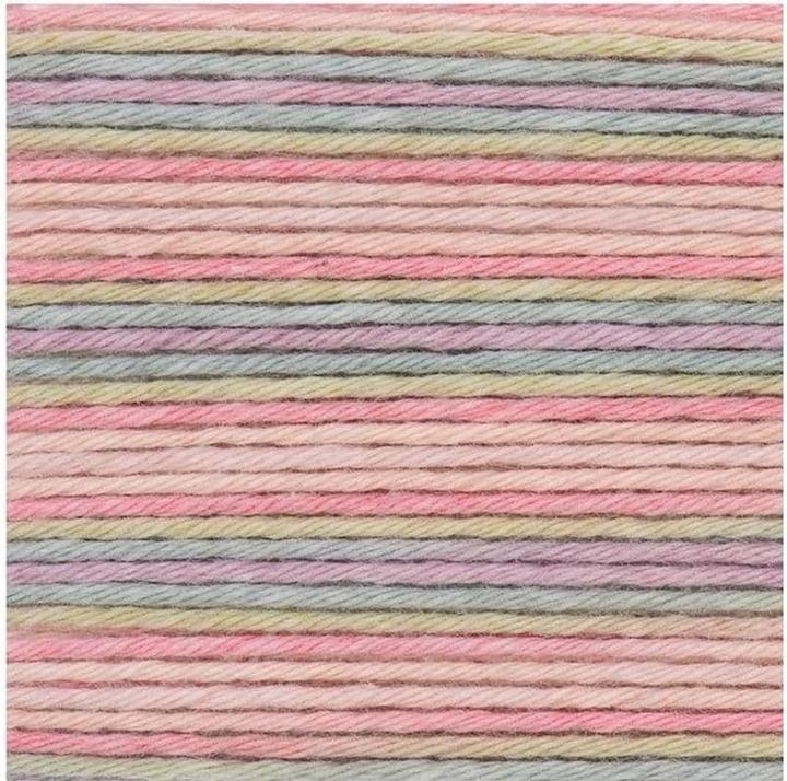 Produktbild Rico Design Wolle Baby Cotton Soft Print 50 g, Petrol Rosa (125 m)
